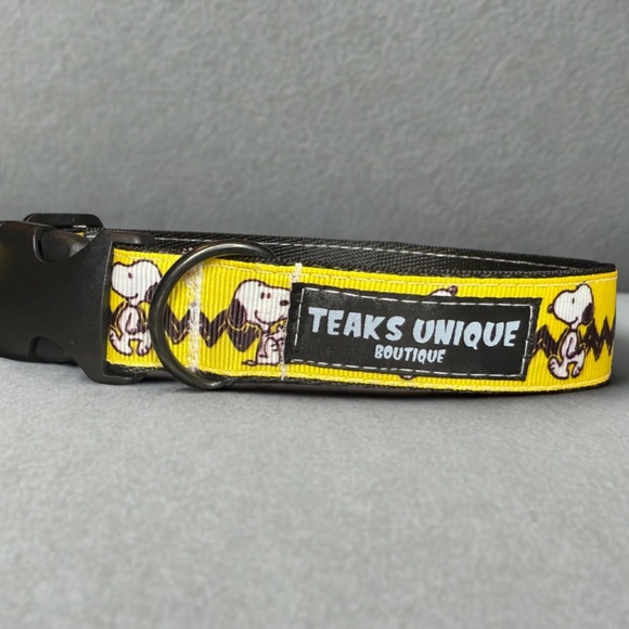 Handmade Snoopy dog Collar - Picture 2 of 3
